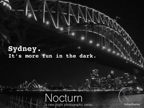 Sydney nocturn advert