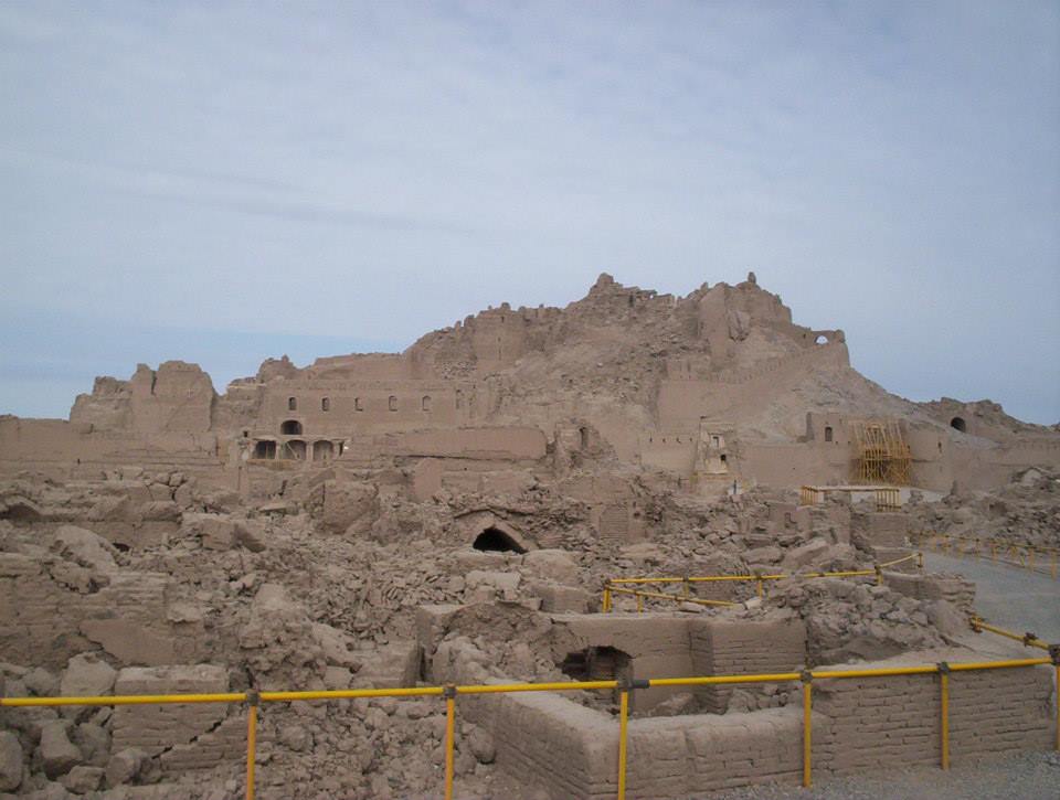 Bam citadel after the earthquake