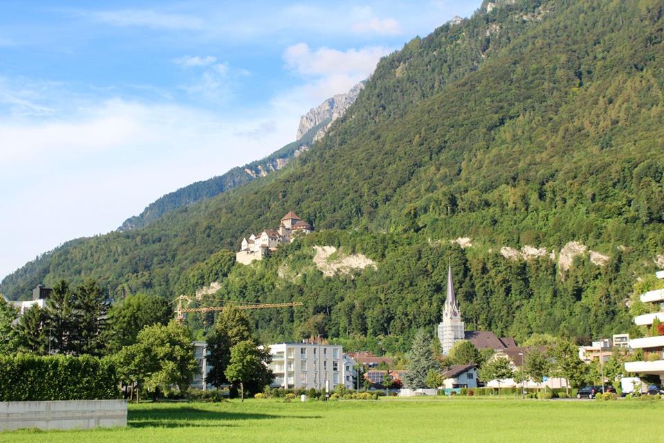 The prince's castle above Vaduz, Liechtenstein