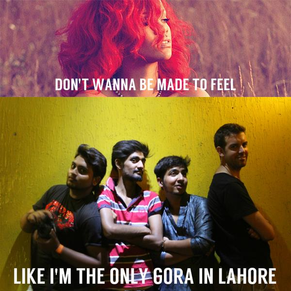 The only gora in Lahore