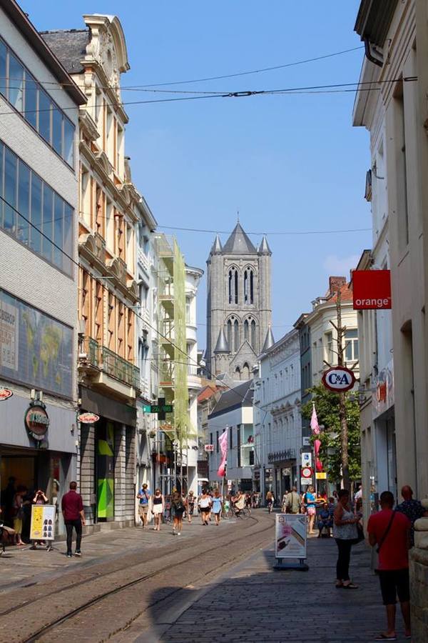 One of Ghent's main streets