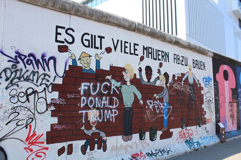 Donald Trump Berlin Wall