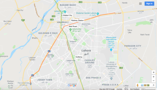 Lahore Map 510x293 